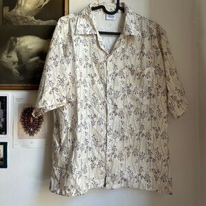 (3 for 35) flowery button down
